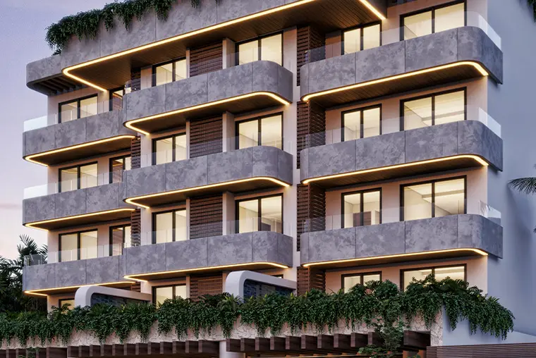Desarrollo VILLAGE BLU BEACH APARTMENTS  en Cancún