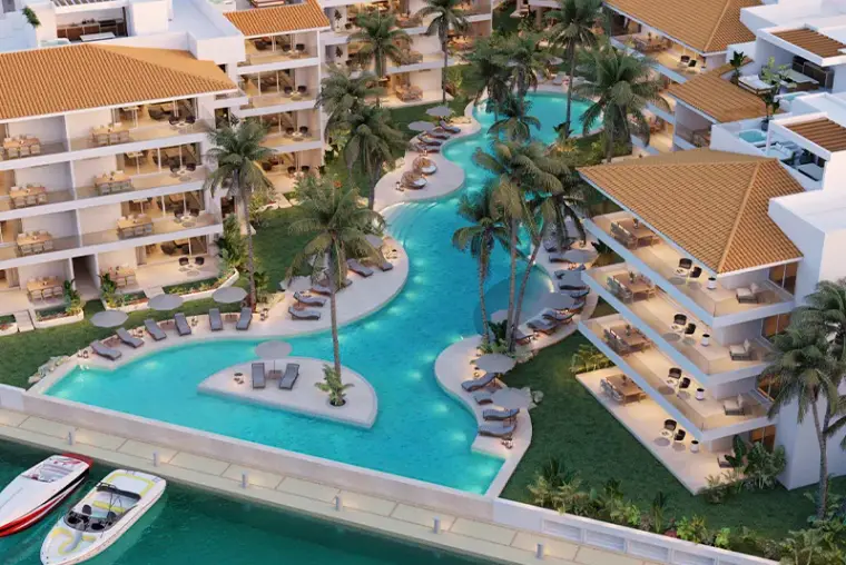 Desarrollo MARINA AQUA en Riviera Maya