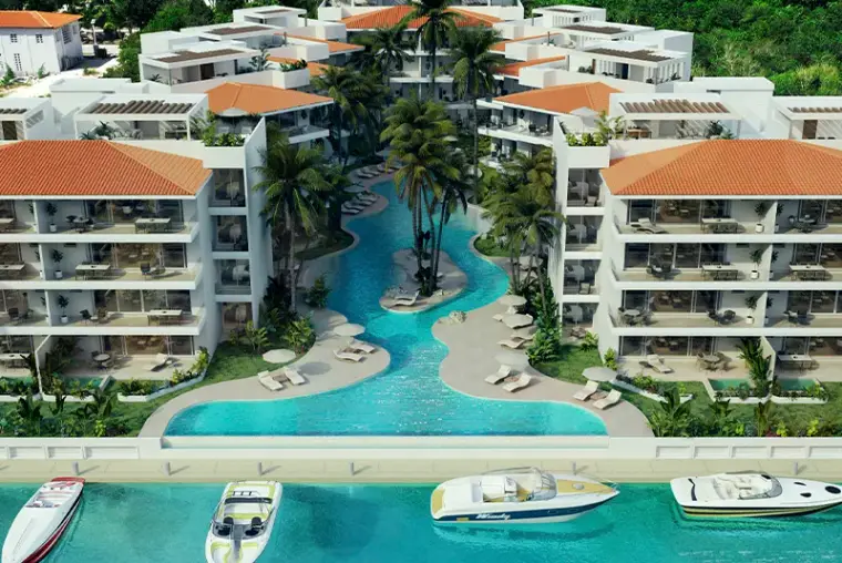 Desarrollo PUERTO AQUA en Riviera Maya